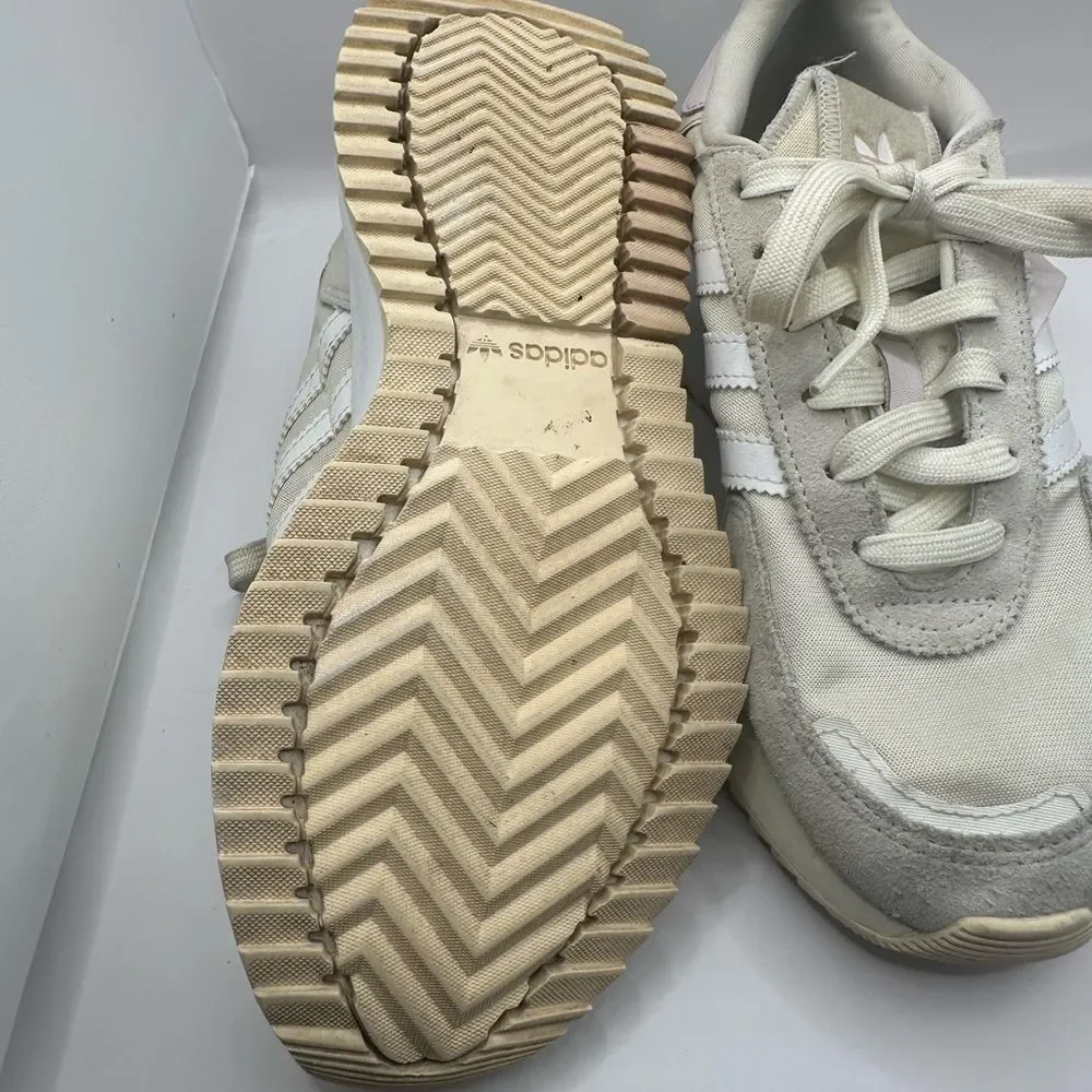 Adidas Retropy F2 Women's Shoes SIZE 6.5 6 1/2 OFFWHITE / ALMOST PINK GW9408